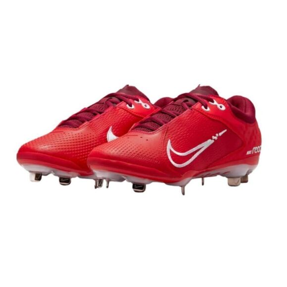 Nike Hyperdiamond 4 Elite CZ5917-616 University Red-White Women's Softball Cleat - Picture 1 of 5